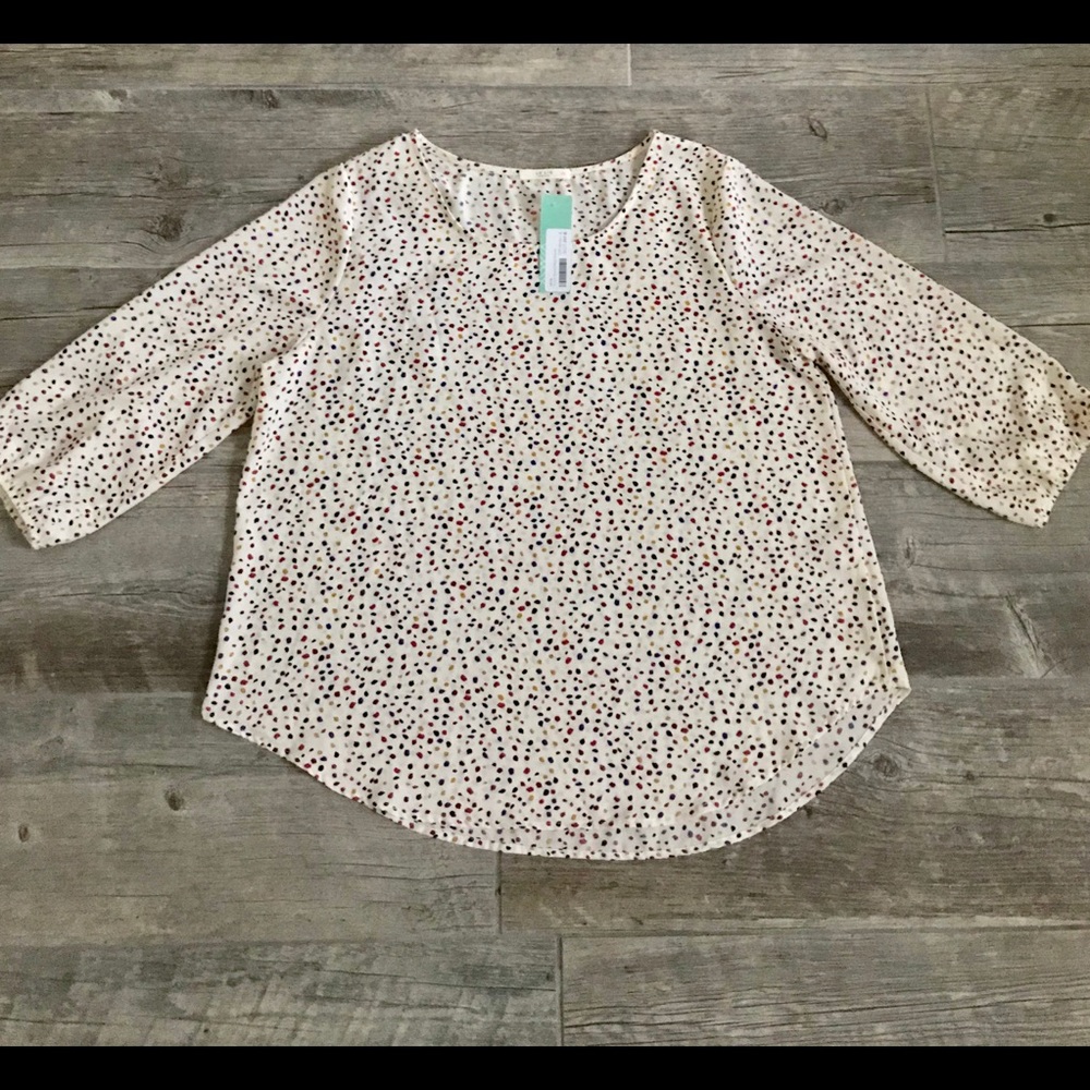 Le Lis Grove Scoop Neck Blouse